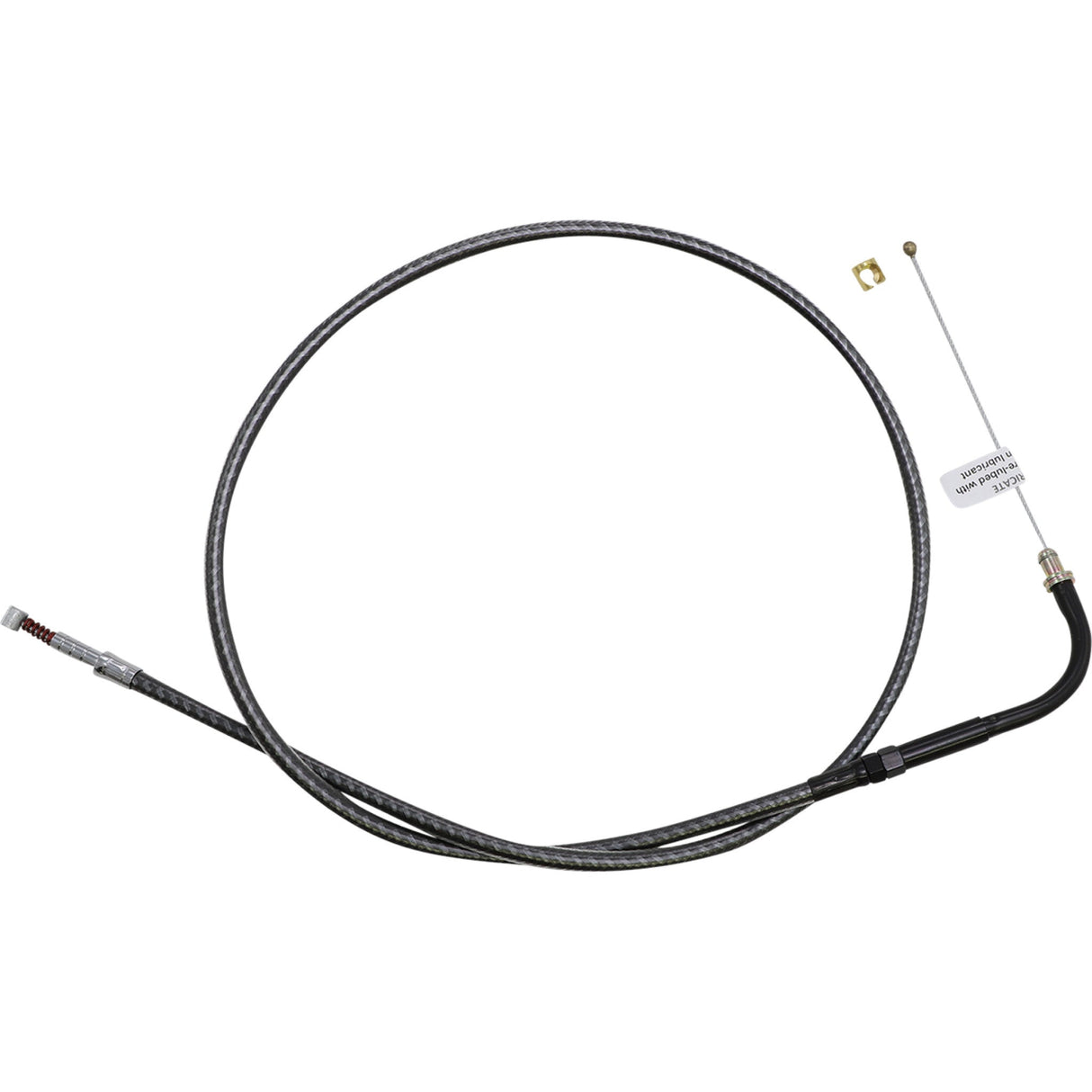 Magnum Shielding Karbonfibr Braided Throttle Idle Cable 32-3/4" - 74252 For Harley Motorcycles 1984-2017
