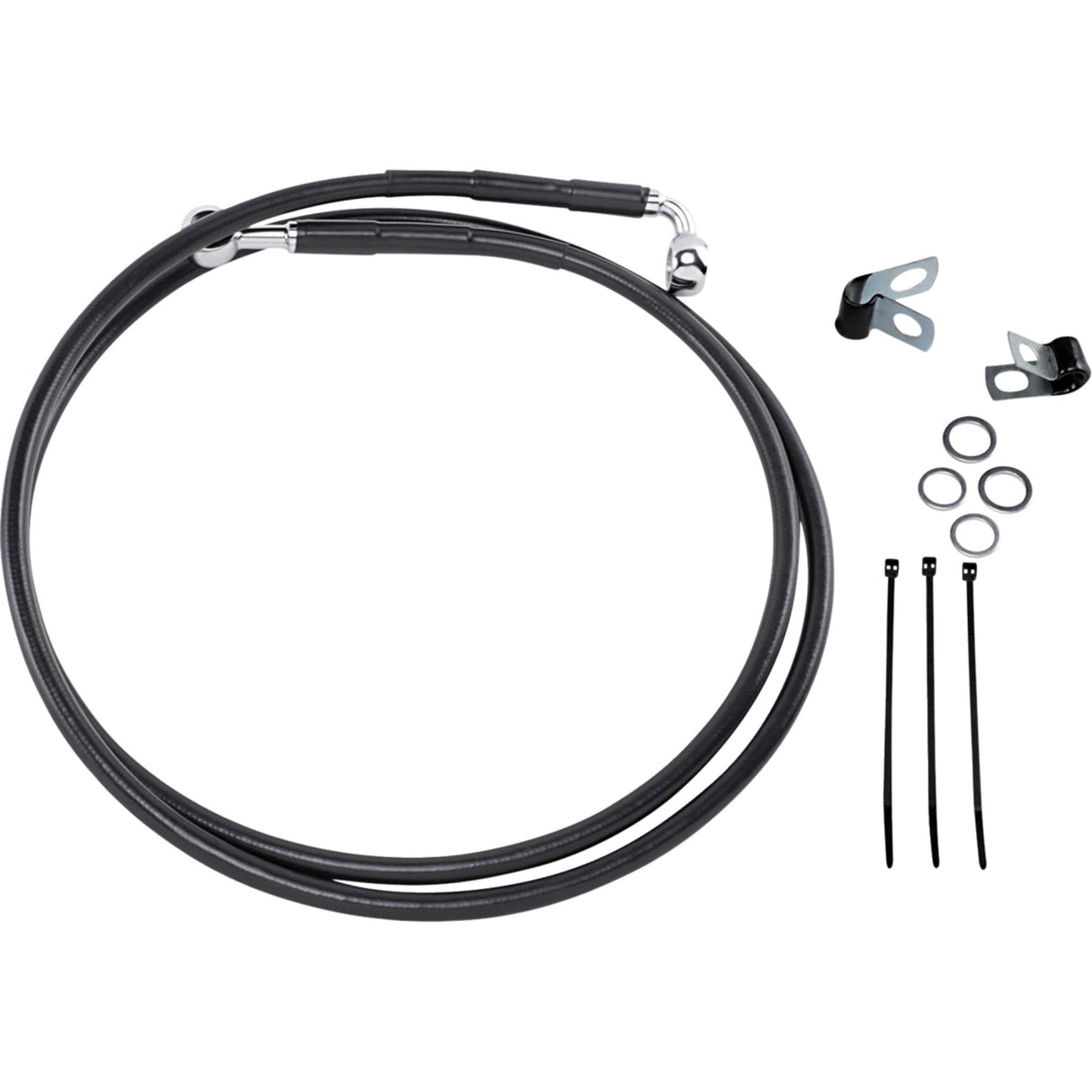 DRAG SPECIALTIES Extended Length Brake Line Kit Front