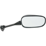 EMGO 0640-0068 20-35223 Carbon Fiber Mirror Mirror - Side View - Black/Carbon Fiber - Rectangle - Right - Honda