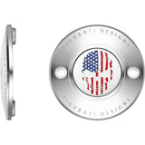 FIGURATI DESIGNS 0940-2064 FD24-TC-2H-SS Timing Cover 2 hole - skull - stainless steel