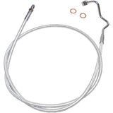 Magnum Shielding Designer Series ABS-Specific Mid Brake Line Kit ABS Sterling Chromite - AS37029 For Harley Touring 2019-2024