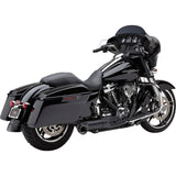 Cobra Turn Out 2-Into-1 Exhaust System - 6271B-1 For Harley Touring 2017-2022