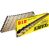 DID 1223-1453 M530VX3G110ZB 530 VX3 Chain 530 VX3 - Drive Chain - 110 Links - Gold