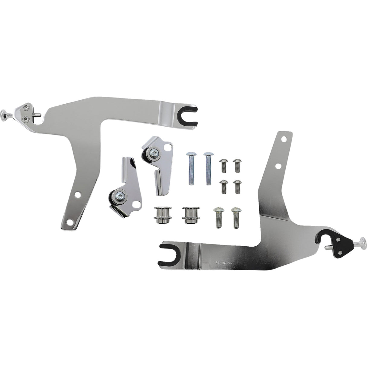 Cobra Detachable Backrest Kit 14" Chrome Softail - 602-2042 For Harley Softail 2006-2017