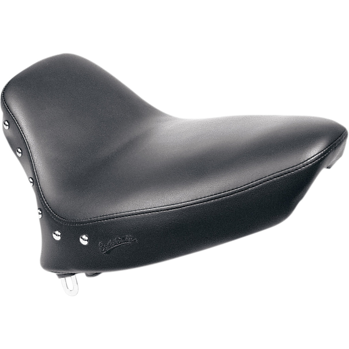 Saddlemen Renegade™ Solo Seat Smooth Studded Black - 884-01-001 For Harley Softail 1984-1999