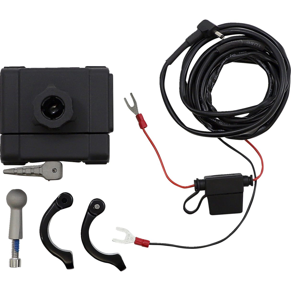 CIRO 4402-0594 50215 Smartphone/GPS Holder with Charger Phone Holder - 1-1/4" Handlebar Mount - Black