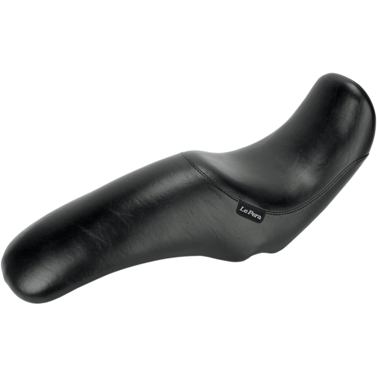 LePera Silhouette Up-Front Seat Full-Length Smooth Black - LKU-861 For Harley Motorcycles 2006-2017