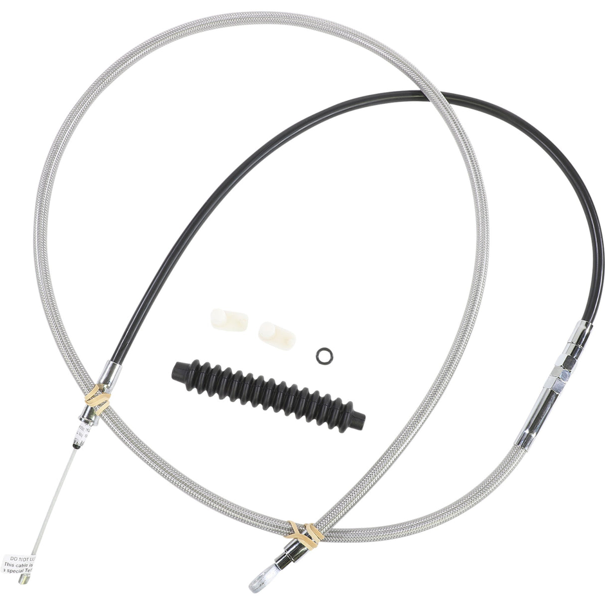 DRAG SPECIALTIES High-Efficiency Braided Stainless Steel Clutch Cable