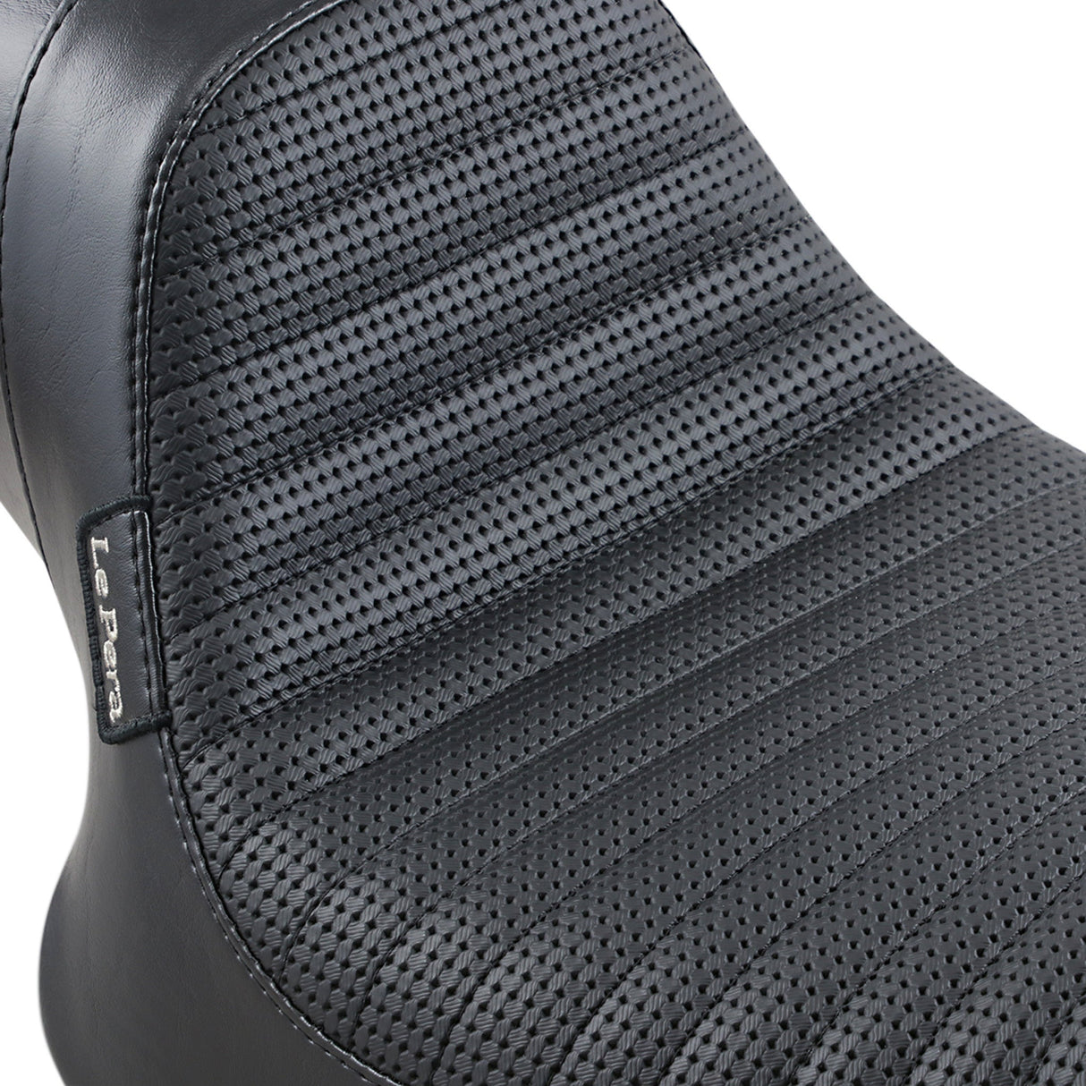 LePera Daytona Sport Seat Basketweave Pleated Black - L-541BWPT For Harley Dyna 1982-1994