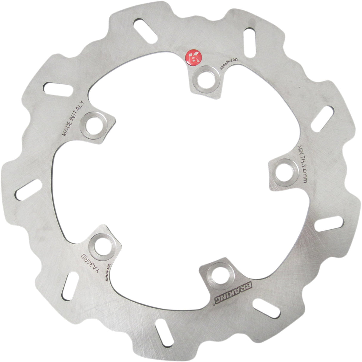 BRAKING YA34RID YA34RID Non-Directional STX Brake Rotor Brake Rotor - Rear - YA34RID