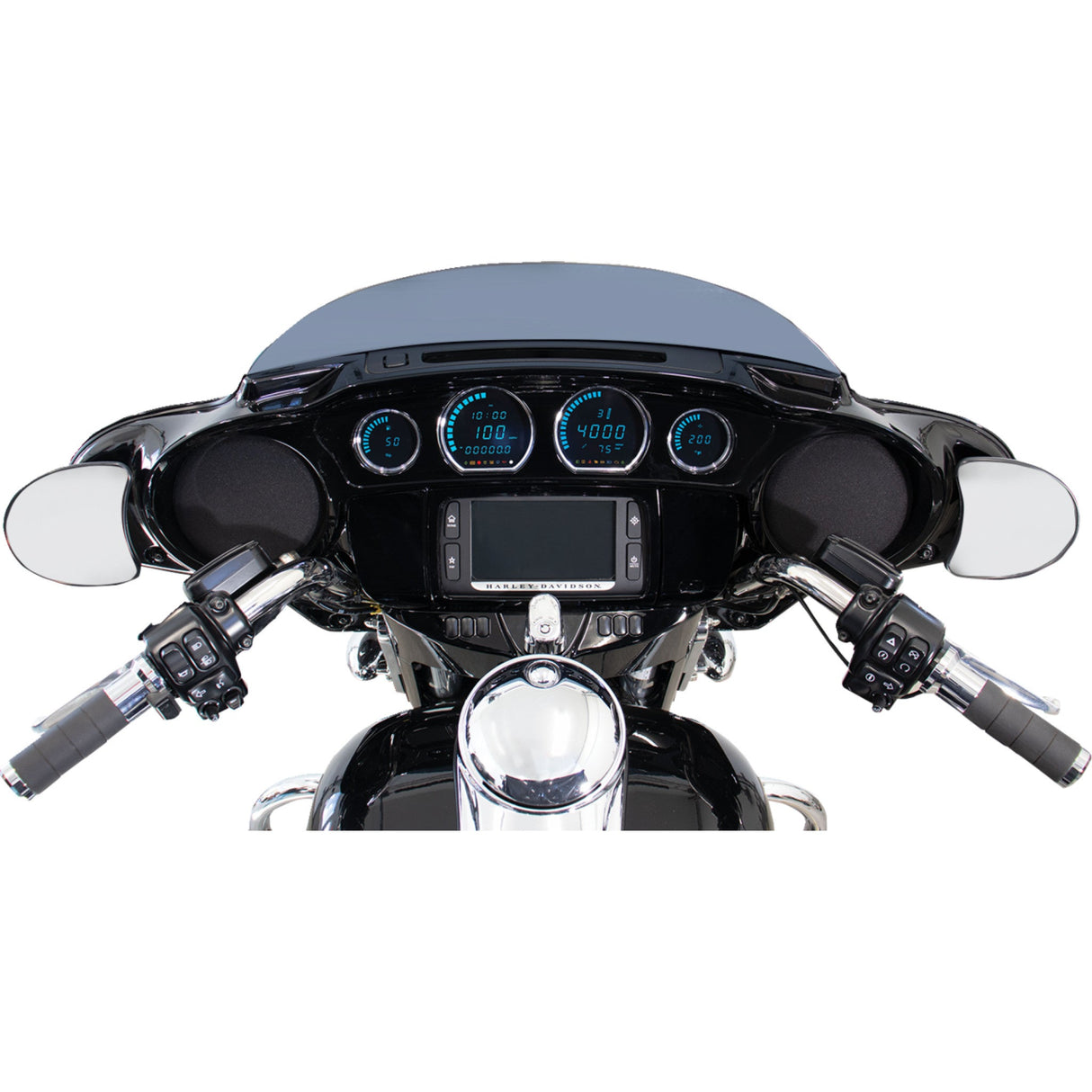 Koso North America HD-03 Gauge Kit - BA064911 For Harley Touring 2014-2023