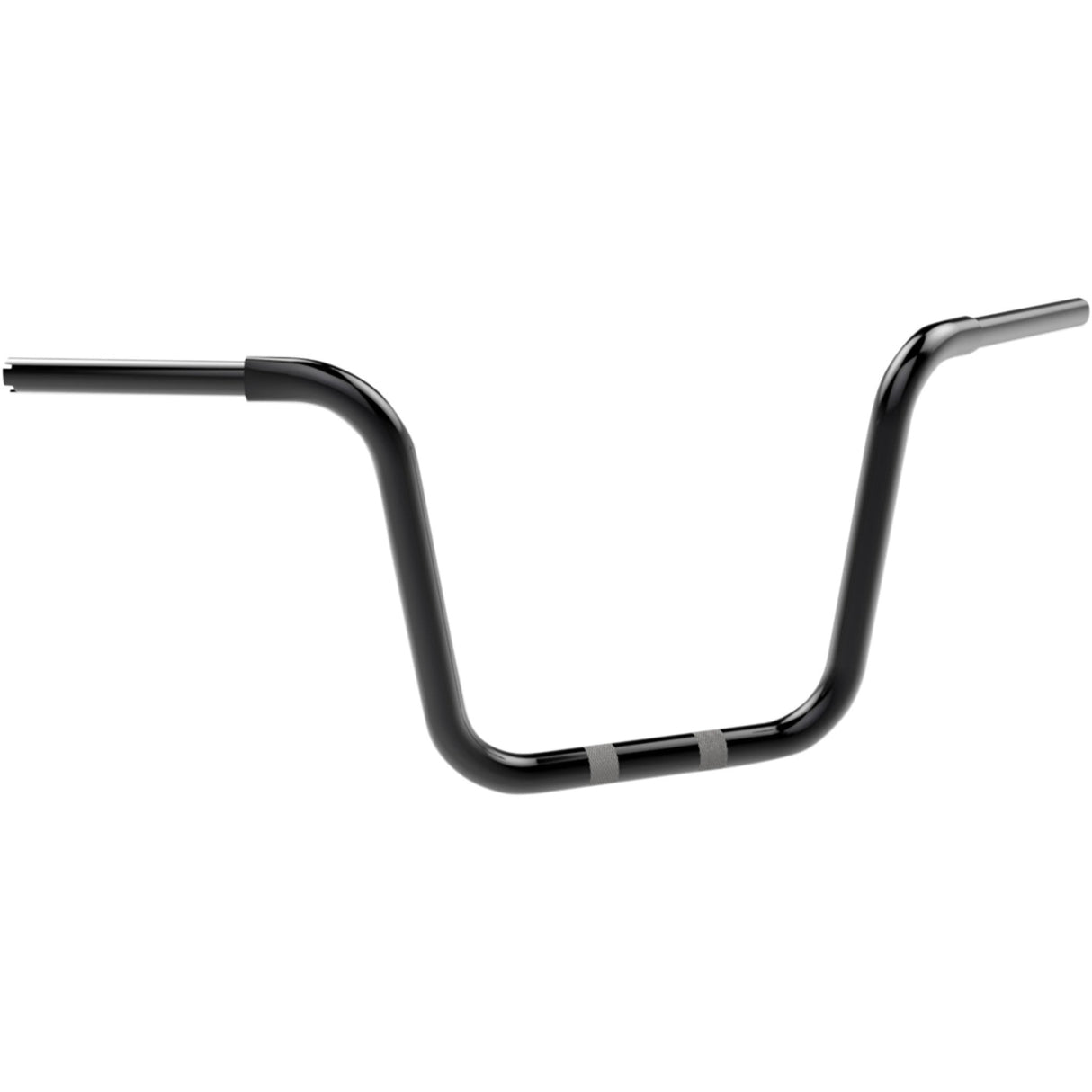 Khrome Werks 1-1/4" Fat Center Bobber Ape Handlebar 12" Black - 300451 For Harley Softail Fat Boy / Breakout / Road King 2007-2018