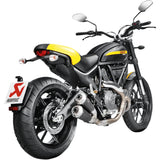 AKRAPOVIC 1811-2948 S-D8SO4-CUBTBL/1 Slip-On Line Muffler Ducati Scrambler Titanium Muffler