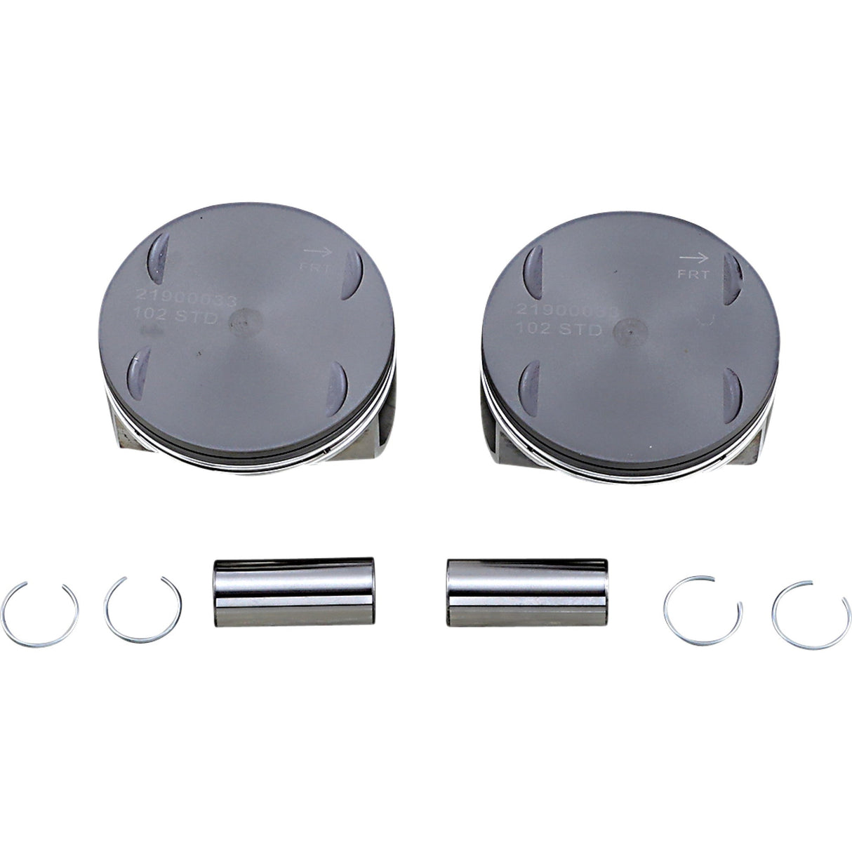 Drag Specialties Piston Kit 4.000" Standard 114" Motor M8 For Harley Motorcycles 2017-2026