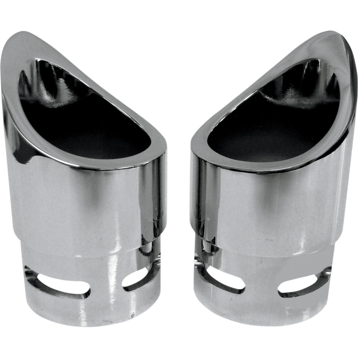 BARON 1812-0171 BA-1100-02 Family Jewel Exhaust Tip chrome - mini scalloped