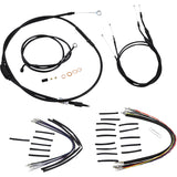 Burly Brand Complete Cable Kit - B30-1146 For Harley Dyna 2006-2017