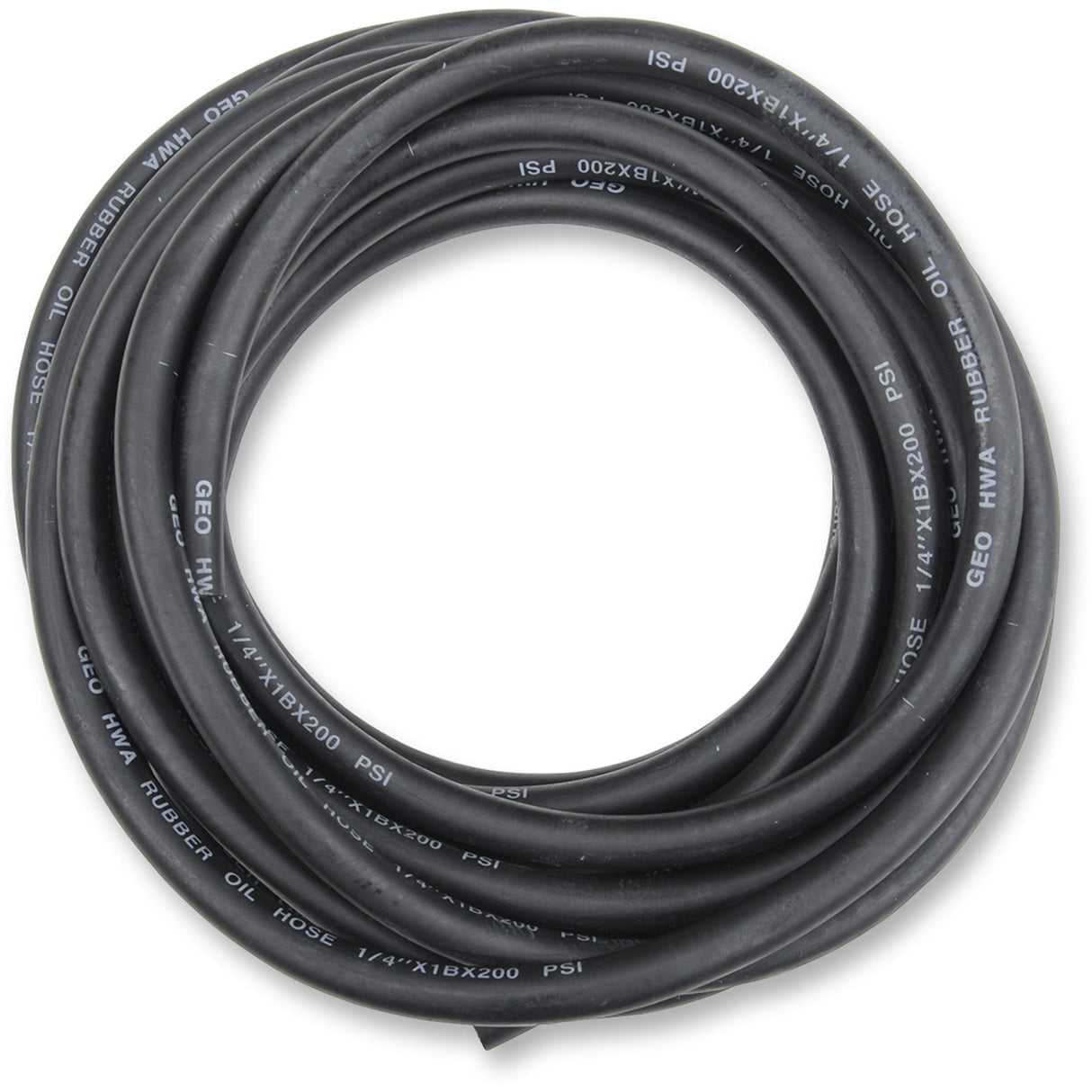 EMGO 0711-0062 14-03731 Universal Black Rubber Fuel/Oil Line Oil/Fuel Line - Black - 3/8" x 25'