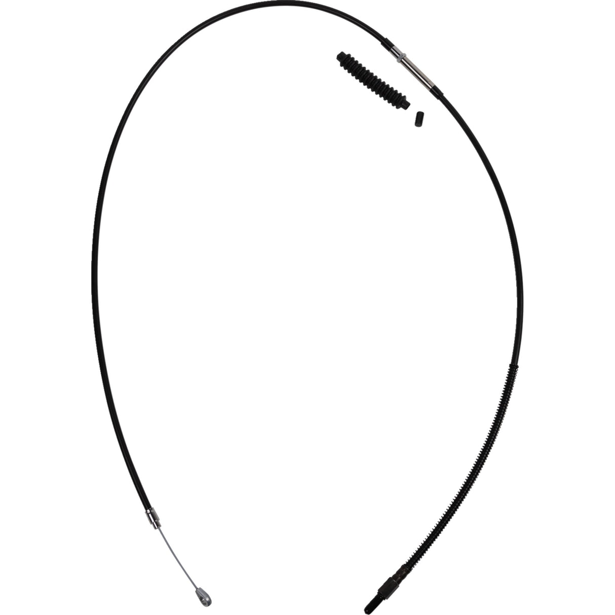 Barnett High-Efficiency Black Vinyl Clutch Cable +6" SIze - 101-30-10061-6 For Harley Softail 2018-2023