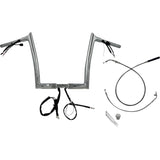 FAT Baggers INC. 1-1/4" EZ Install Pointed Top Handlebar 12" Chrome - 949912 For Harley Road Glide 2023-2026