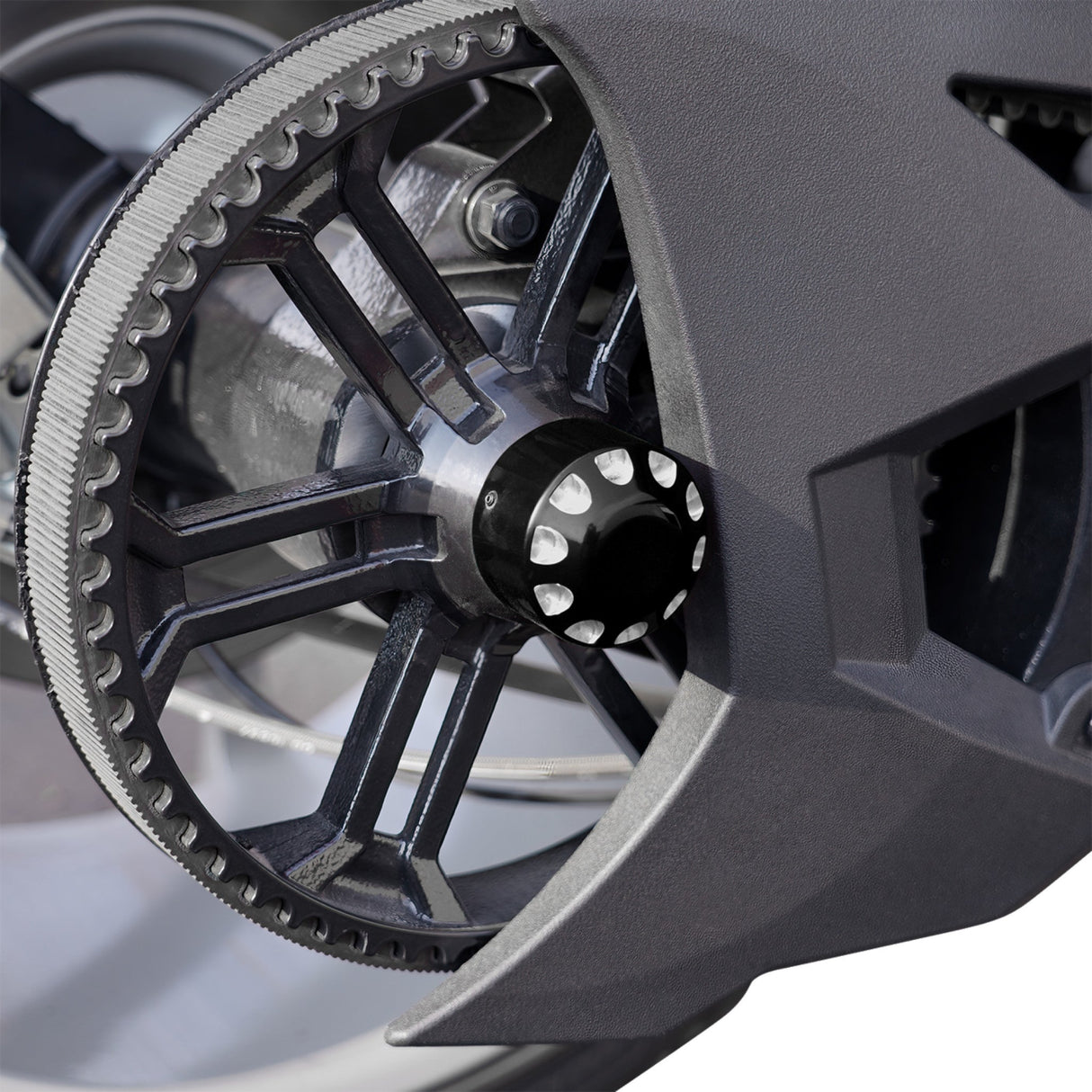 SHOW CHROME 0214-2720 44-105 Axle Nut Cover black