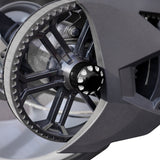 SHOW CHROME 0214-2720 44-105 Axle Nut Cover black