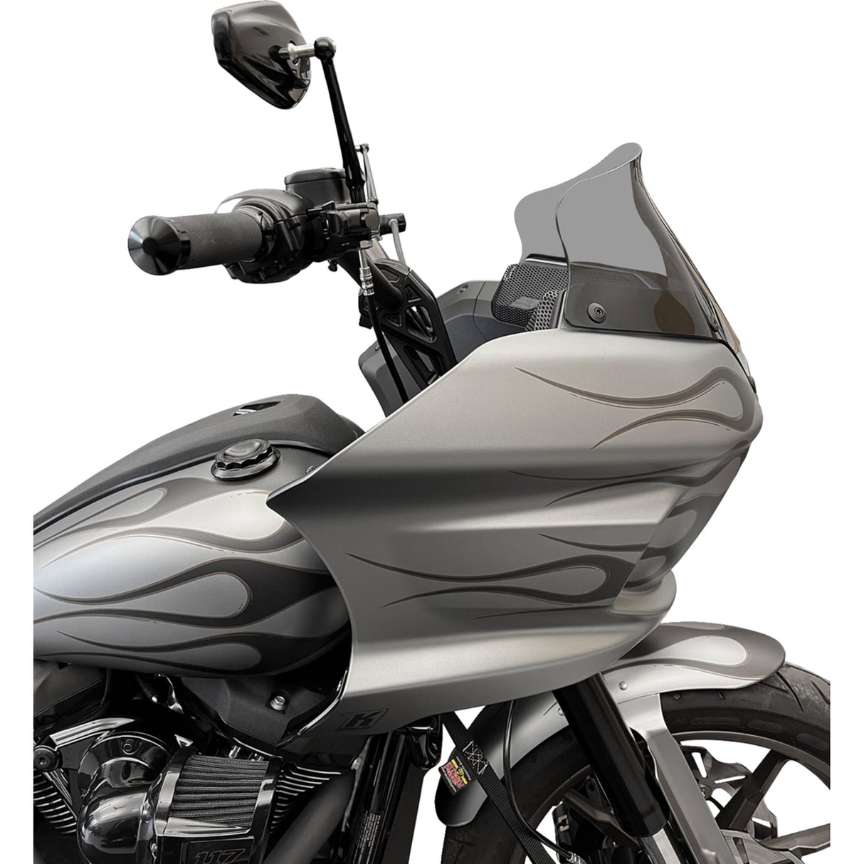 Kodlin USA Fastback Risers 6" Black - K55123 For Harley Softail 2018-2024