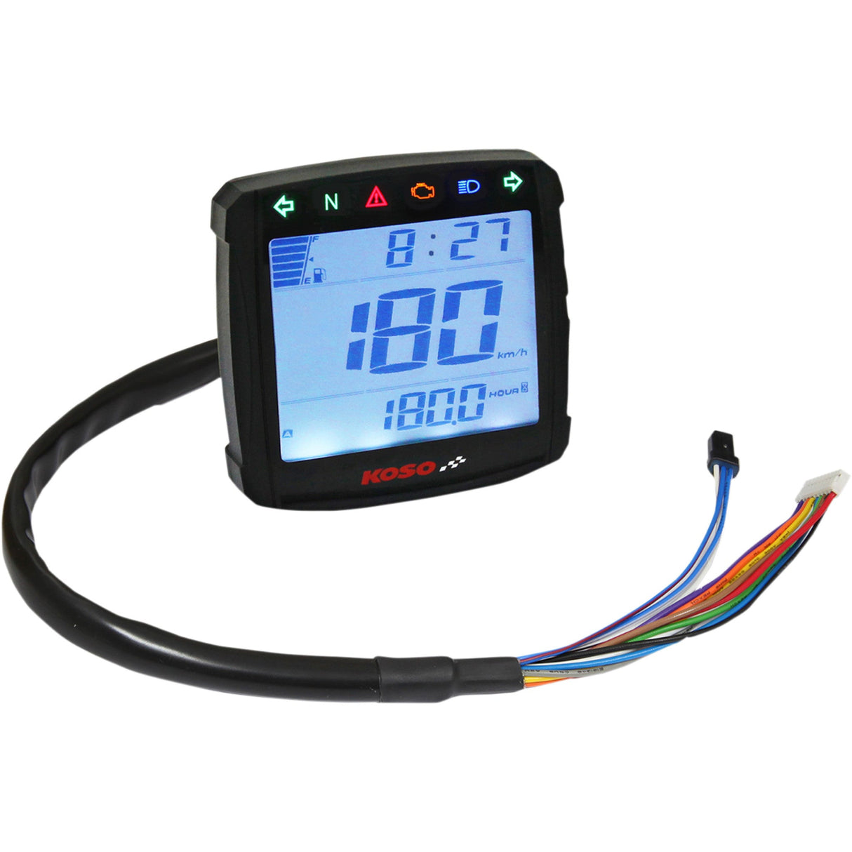 KOSO NORTH AMERICA 2210-0412 BB026001 XR-01S Speedometer 2.94" l x 3.05" w x 0.94" d