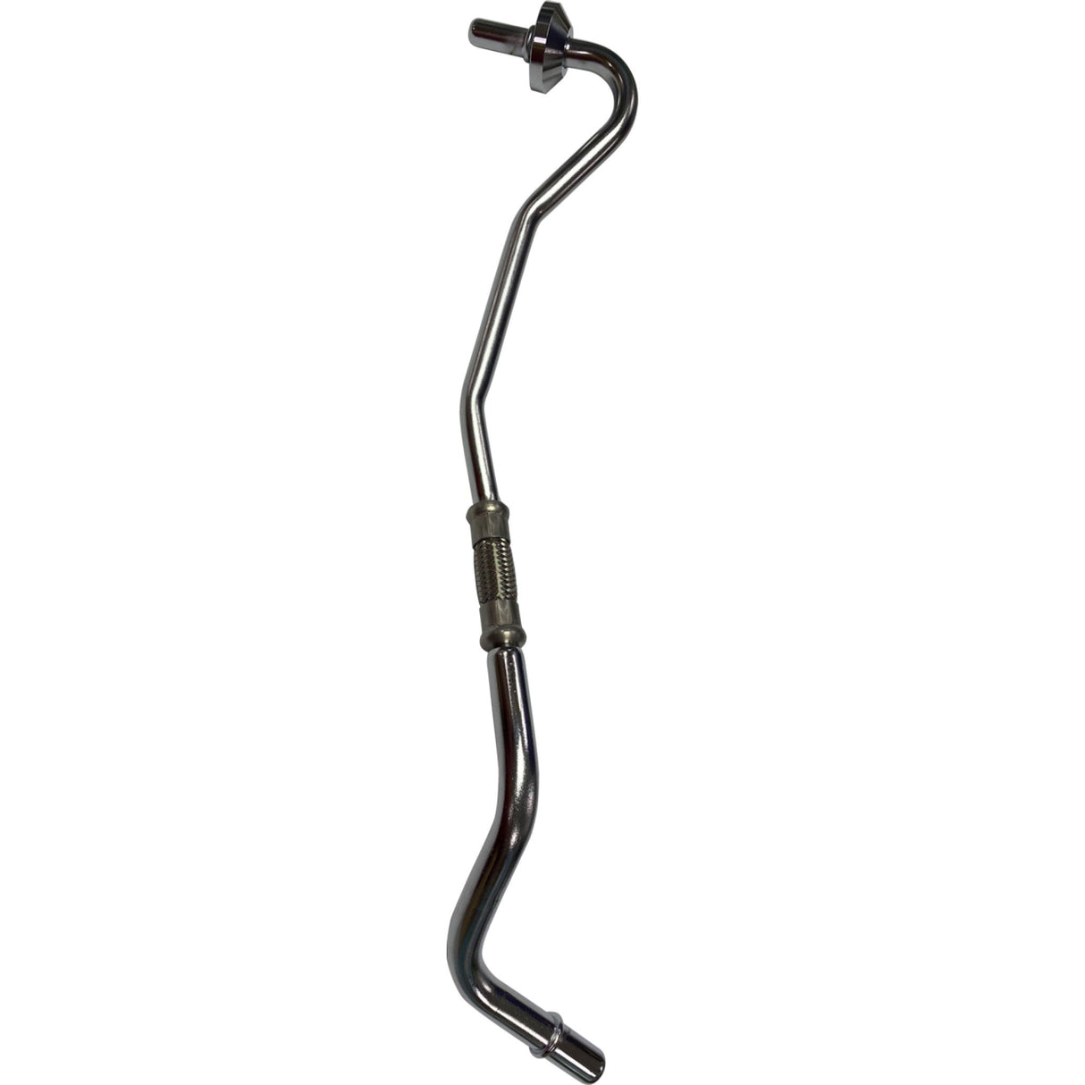 DRAG SPECIALTIES Chrome Oil Line - Softail