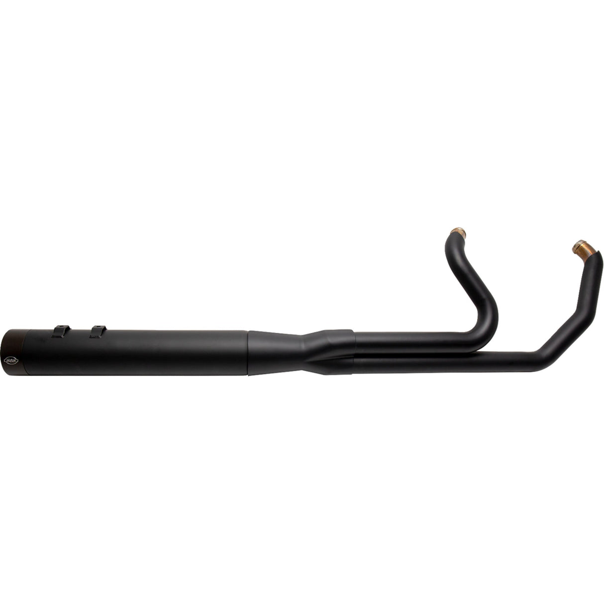 S&S Cycle 2-Into-1 Sidewinder Exhaust System 50 State Black - 550-0772 For Harley Touring 2007-2016