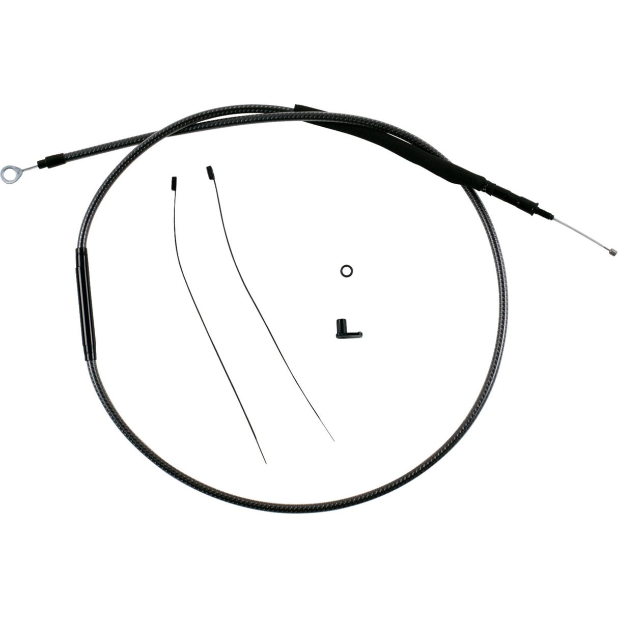 MAGNUM SHIELDING 0652-3425 7225-61 Redesigned Polished KARBONFIBR Clutch Cable 61"