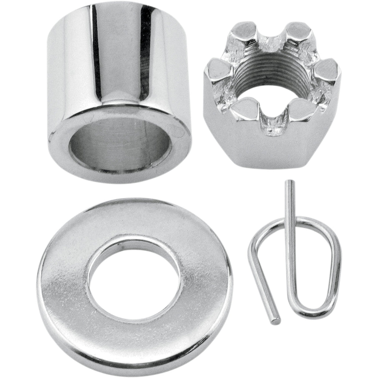 COLONY DS190138 2032-4 Axle Spacer/Nut Kit Axle Spacer - Front - Kit - 00-06 FXST