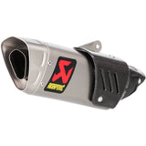 AKRAPOVIC 1811-3188 S-Y10SO15-HAPT Slip-On Line Muffler — Triangle Muffler - Titanium