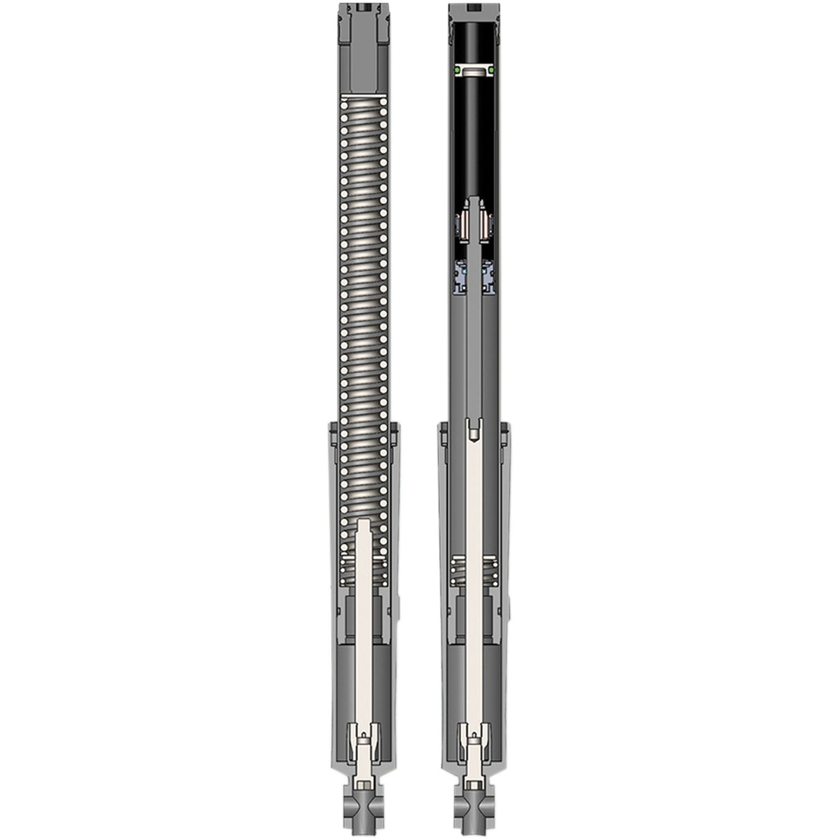 Progressive Suspension Monotube Cartridge Fork Kit 49 Mm Lowering - 31-2542 For Harley Softail 2018-2025