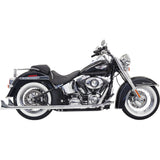 Bassani Xhaust Fishtail Duals 2-Into-2 Exhaust System - 1S26E-33 For Harley Softail 1989-2017