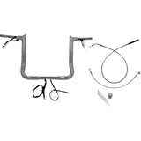 FAT Baggers INC. 1-1/2" EZ Install Pointed Top Handlebar 14" Chrome - 849014 For Harley Street Glide 2023-2026