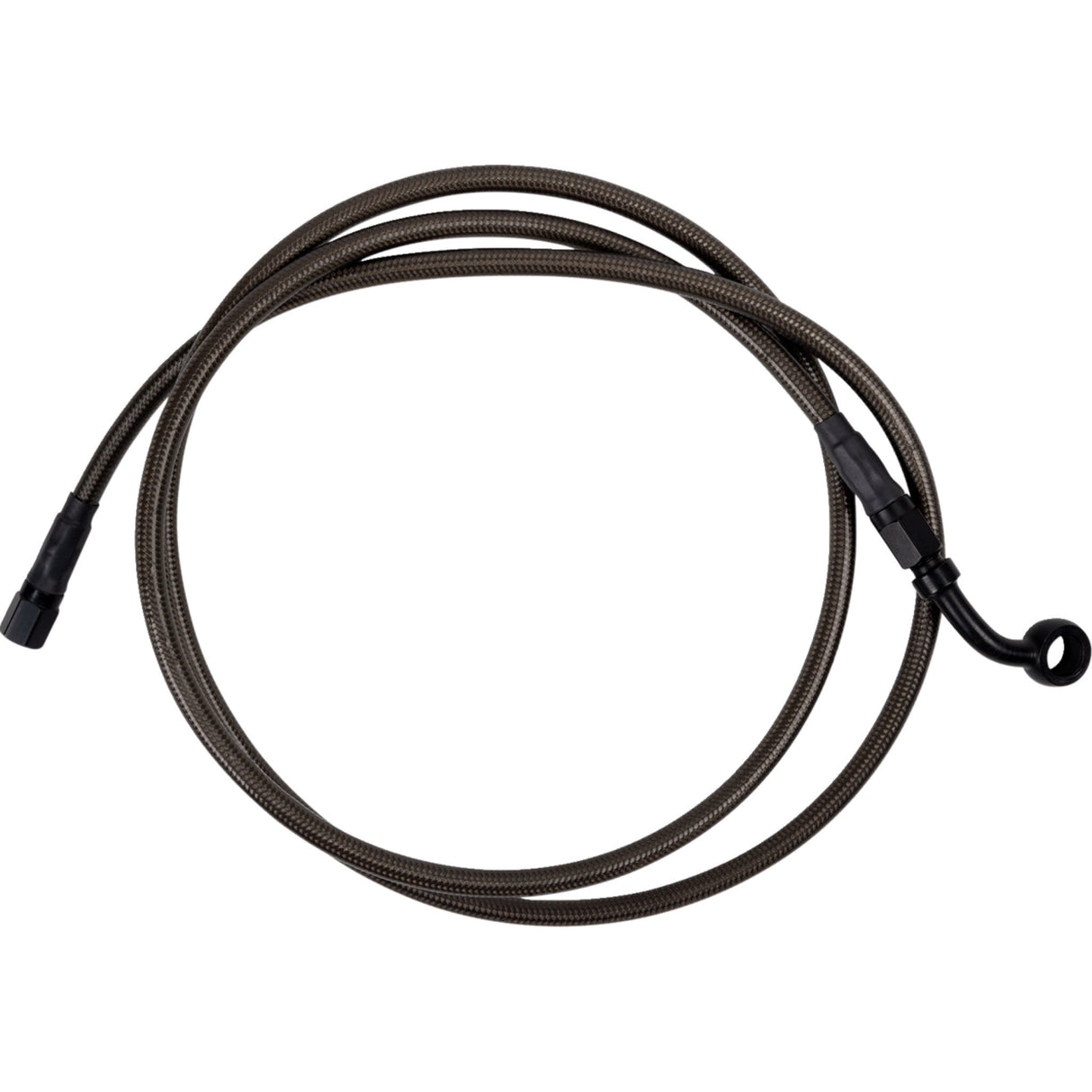 Barnett Upper Brake Line Upper Carbon Coat With Black Fittings - 254-30-51134 For Harley Street Glide 2023-2024