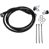 DRAG SPECIALTIES Brake Line Kit Front - Black