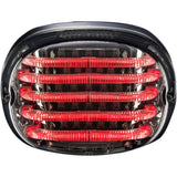 Custom Dynamics ProBEAM® Squareback LED Taillight Kit With License Plate Illumination Window Smoke - PB-TL-SBW-S For Harley Motorcycles 1988-2025