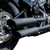 Slash Cut Mufflers - 50 State - Black - 1801-1474