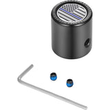 Figurati Designs Heel-Toe Shifter Cover Blue Line American Flag Black - FD71-HTSC-BLK For Harley Motorcycles 1982-2022