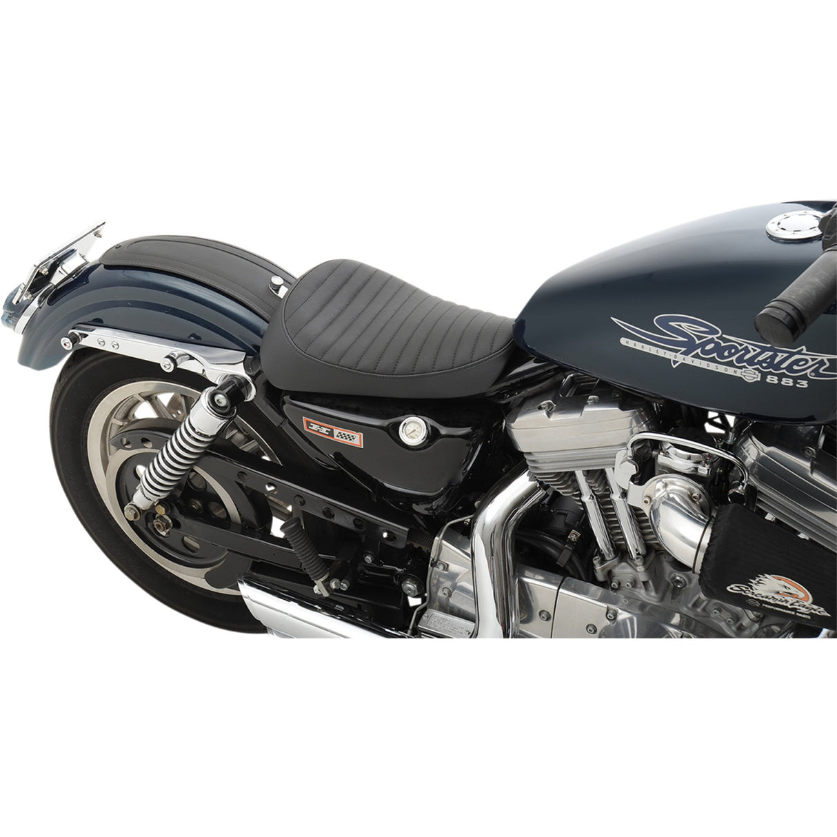 DRAG SPECIALTIES Front Solo Vinyl Seat - XL '82-'03