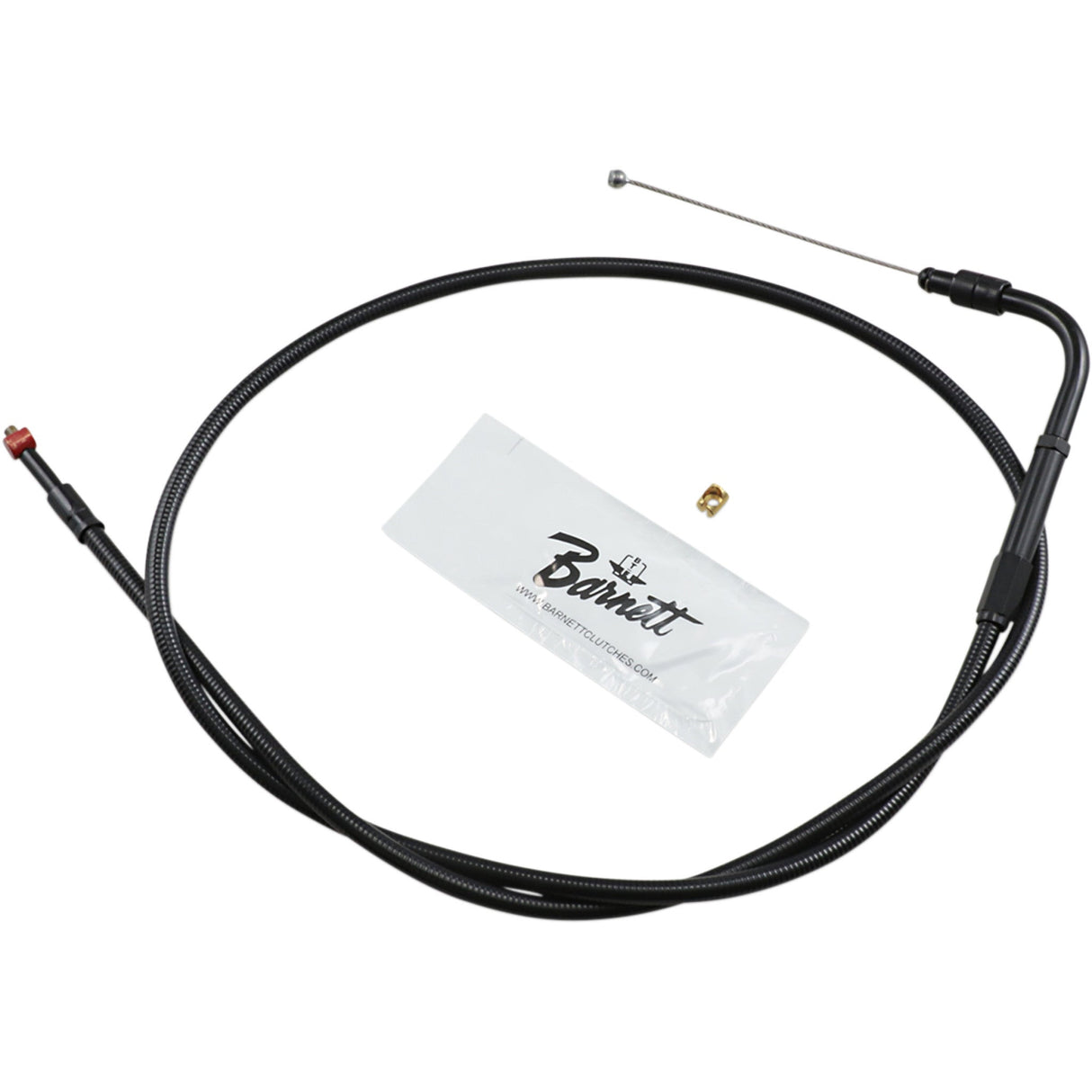 Barnett Stealth Series Throttle Idle Cable — Throttle +3" V-Rod - 131-30-30019-03 For Harley Sportster 2002-2017