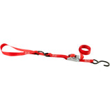 ERICKSON 3920-0408 05729 1" X 6' Tie-Downs with Over-Center Style Buckles Over-Center Buckle Strap - 1" x 6' - Red