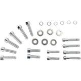 Gardner-Westcott Transmission Side Cover Bolt Kit Socket-Head Chrome - P-10-14-07 For Harley Touring 2007-2016