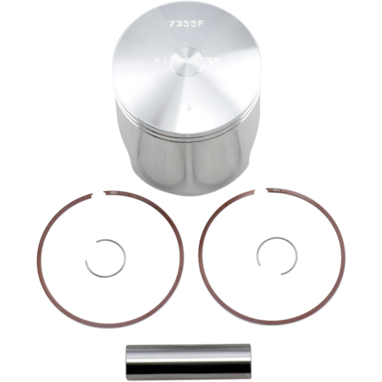 WISECO 0910-3956 513M06650 Piston Kit Pro-Lite Series Piston Kit - 66.50 mm - Yamaha