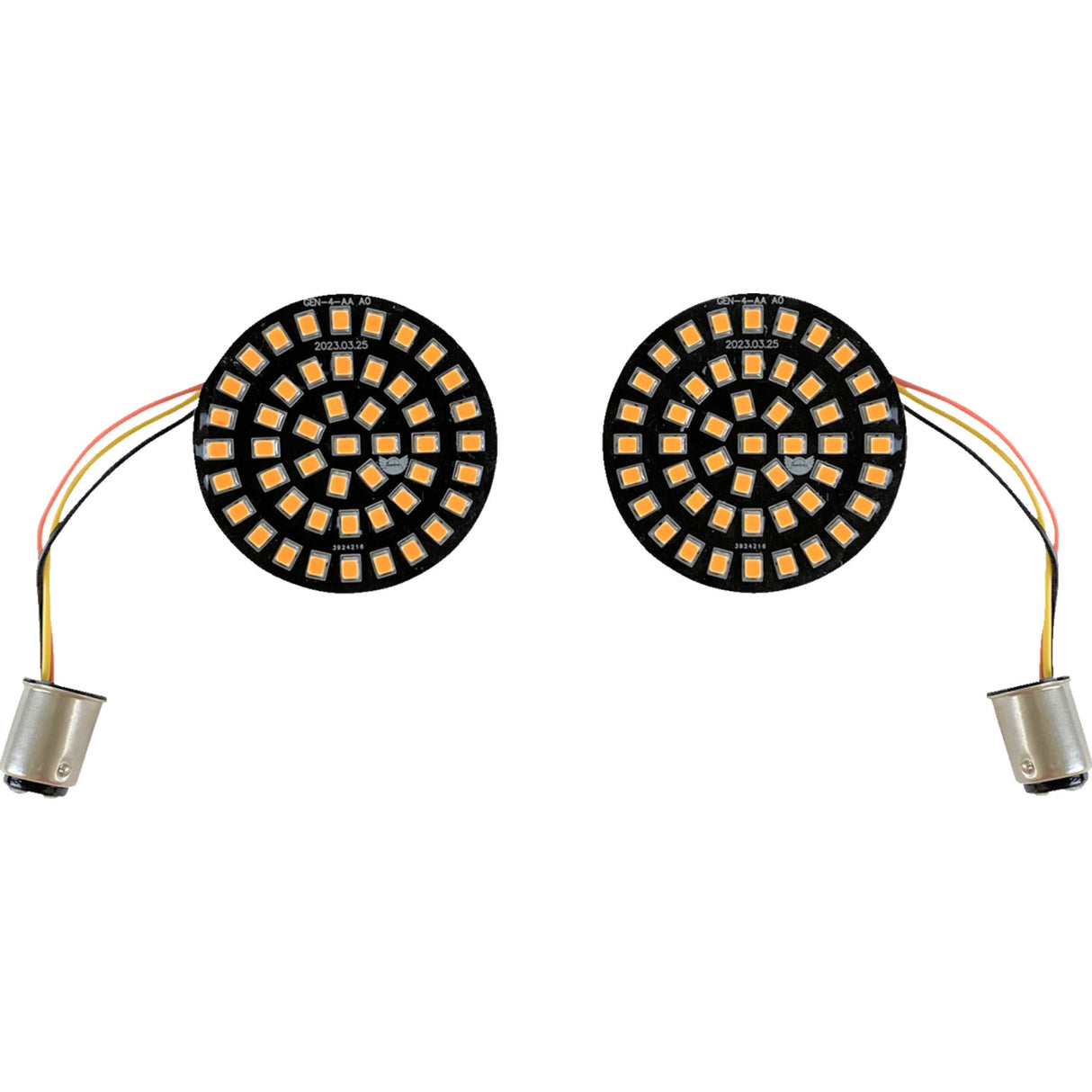 CUSTOM DYNAMICS 2020-2157 GEN-4-A-1157 Genesis® 4 Solid Amber Front Turn Signal Insert - LED - Amber - 1157