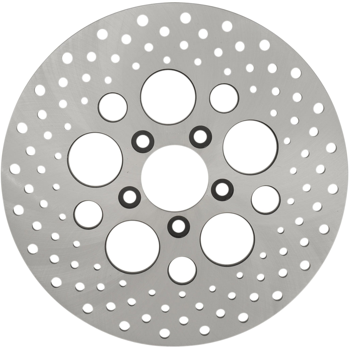 Drag Specialties Stainless Steel Drilled Brake Rotor 11.5" For Harley Motorcycles 2000-2026