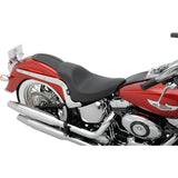 DRAG SPECIALTIES 0802-0804 EZ-ON Mount Solo Seat EZ-Solo Seat - Smooth - Solar-Reflective Leather - FLST '00-'17