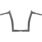 FAT BAGGERS INC. 0601-6380 848014 1-1/2" EZ Install Pointed Top Handlebar - 14" - Chrome
