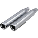 Cobra Neighbor Hater Slip-On Mufflers 3" Chrome - 6045 For Harley Dyna 1991-2017